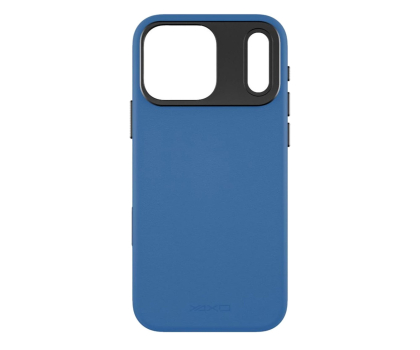 Etui do telefonów YAXO Leather Gear Slim Case MagSafe iPhone 17 Pro Electric Blue